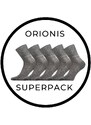 ORIONIS SUPERPACK antibakteriální merino ponožky se stříbrem Voxx světle šedá 39-42