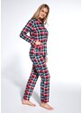 Women's pyjamas Cornette 482/369 Roxy S-2XL navy blue-red