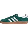 Semišové sneakers boty adidas Originals Gazelle Indoor zelená barva, IG1596