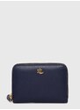 Kožená peněženka Lauren Ralph Lauren béžová barva