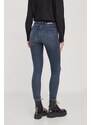 Džíny Karl Lagerfeld Jeans dámské, tmavomodrá barva