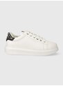 Kožené sneakers boty Karl Lagerfeld KAPRI MENS bílá barva, KL52576