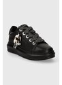 Kožené sneakers boty Karl Lagerfeld KAPRI černá barva, KL62576N