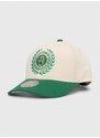 Bavlněná baseballová čepice Mitchell&Ness Boston Celtics bílá barva, s aplikací