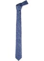 Vzorovaná hedvábná kravata Wittchen, tmavě modro-šedá, hedvábí