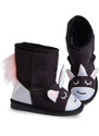 Denokids Black Unicorn Girls' Boots