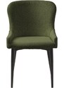 Tmavě zelená bouclé jídelní židle Unique Furniture Ontario