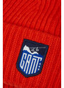 ČEPICE GANT ALPINE BADGE BEANIE červená S/M