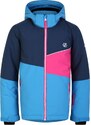 Dětská zimní lyžařská bunda Dare2b STEAZY modrá/růžová