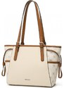 Miss Lulu Kabelka shopper Monogram Beige