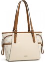 Miss Lulu Kabelka shopper Monogram Beige