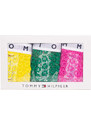 Tommy Hilfiger 3Pack tanga kalhotky UW0UW025240Y0 Yellow/Green/Pink