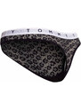 Tommy Hilfiger 3Pack tanga kalhotky UW0UW025240VH Black/Pink/Blue