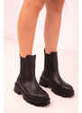 Soho Women's Black Boots & Booties 18425