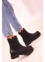 Soho Women's Black Boots & Booties 17678