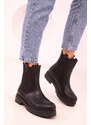 Soho Women's Black Boots & Booties 17678