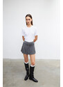 VATKALI Pleated mini short skirt - Waistband edition