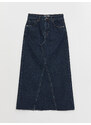 LC Waikiki Women's Standard Fit Jean Skirt