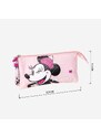 PENCIL CASE 3 COMPARTIMENTOS MINNIE