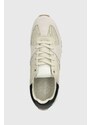 Sneakers boty Calvin Klein LOW TOP LACE UP béžová barva, HM0HM01286