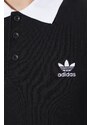 Bavlněné polo tričko adidas Originals Adicolor Classics 3-Stripes černá barva, s aplikací, IL2501