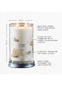 Yankee Candle vonná svíčka Signature Tumbler ve skle velká Spun Sugar Flurries 567g