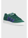 Semišové sneakers boty adidas Originals Campus 00s zelená barva, ID3170