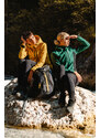 Nordblanc Zelená dámská zateplená softshellová nepromokavá bunda BANG