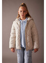 DEFACTO Fleece Lined Puffer Jacket