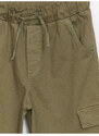 LC Waikiki Basic Girl's Cargo Pants with Elastic Waist