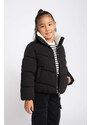 DEFACTO High Neck Plush Puffer Jacket