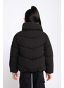 DEFACTO High Neck Plush Puffer Jacket