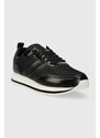 Sneakers boty Calvin Klein LOW TOP LACE UP JAQ MONO černá barva, HM0HM01343