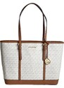 Kabelka Michael Kors lg Jet Set tote logo vanilla