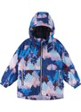 Dětská zimní bunda Reima Muonio tmavě modrá/růžová