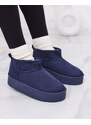 Seastar Royalfashion Navy blue krátké dámské boty a'la snow boots Teritsi