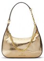 Michael Kors Piper small snake embossed leather kabelka zlatá