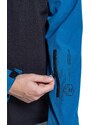 Meatfly pánská softshell bunda Rasmussen Ocean Blue/Black | Černá