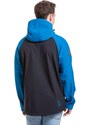 Meatfly pánská softshell bunda Rasmussen Ocean Blue/Black | Černá