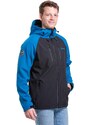 Meatfly pánská softshell bunda Rasmussen Ocean Blue/Black | Černá