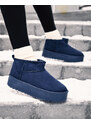 Seastar Royalfashion Navy blue krátké dámské boty a'la snow boots Teritsi