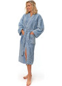 Interkontakt Dámský župan kimono, Fog Blue S