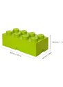 Lego Světle zelený úložný box LEGO Smart 25 x 50 cm