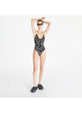 Dámské plavky MISBHV Monogram Signature One Piece Swimsuit Black