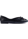 Women's classic black ballerinas Shelvt