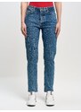 Big Star Woman's Straight Trousers 190059 Medium Denim-400