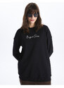 LC Waikiki Crew Neck Embroidered Long Sleeve Women's Sweatshirt Tunic