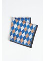 ALTINYILDIZ CLASSICS Men's Navy Blue-Beige Patterned Handkerchief