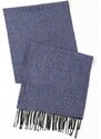 ALTINYILDIZ CLASSICS Men's Navy Blue-brown Patterned Scarf