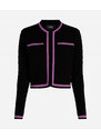 KARDIGÁN KARL LAGERFELD TEXTURED CLASSIC KNIT CARDIGAN